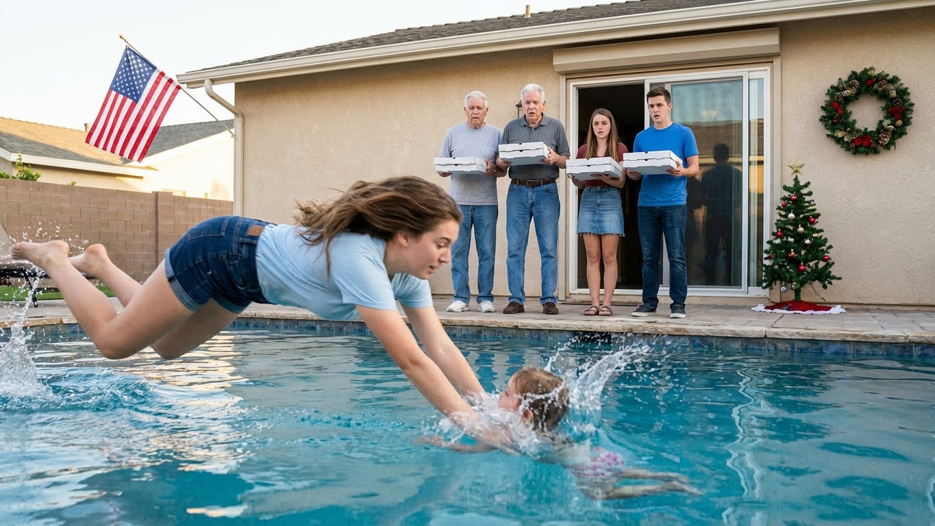 At 2 P.M., My Parents Forced My 8-Year-Old Daughter To Scrub The Pool While The Other Grandkids Ate Pizza. My Child Had A Fever Of 107.6°F. My Mom Screamed In My Face: “You And Your Kid Are Just Freeloaders.” What I Did Next Shocked My Entire Family. THEY BEGGED ME, AND I REPLIED: “TOO LATE.”