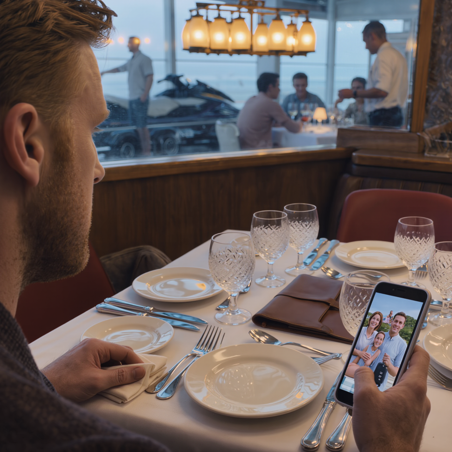 Mom texted: “You’re not a priority” right as I sat alone at my promotion dinner… 2 hours later the whole family posted photos celebrating “the real success story”—my little brother and his jet ski… I paid the $1,940 bill, went home and pressed one button on the shared account I’d been carrying for 3 years… by morning, 81 calls blew up…