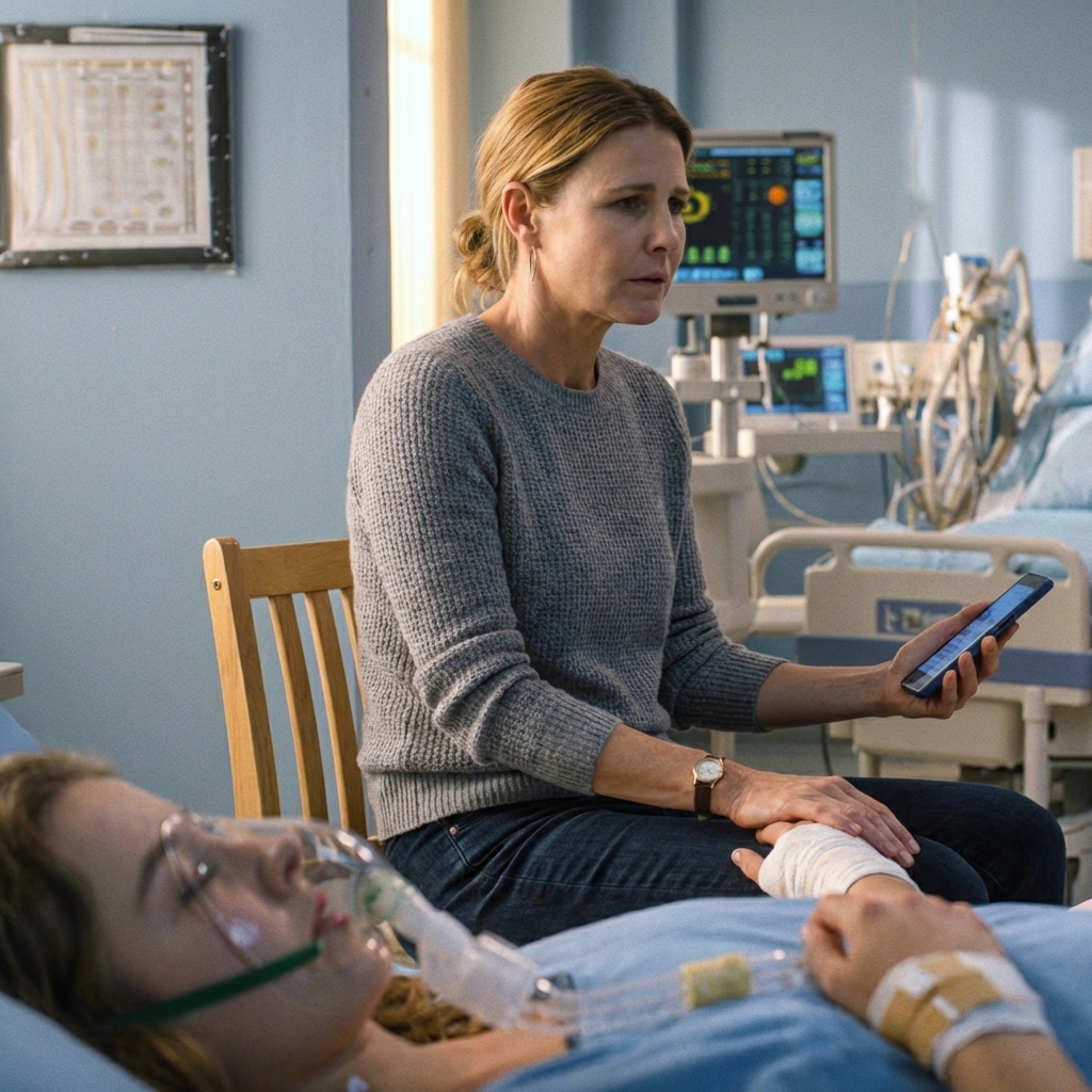 I returned home unannounced after a vacation and found my daughter alone, fighting for her life in the ICU. My son-in-law was on a luxury yacht with friends. I blocked all his accounts, and an hour later, he went crazy.