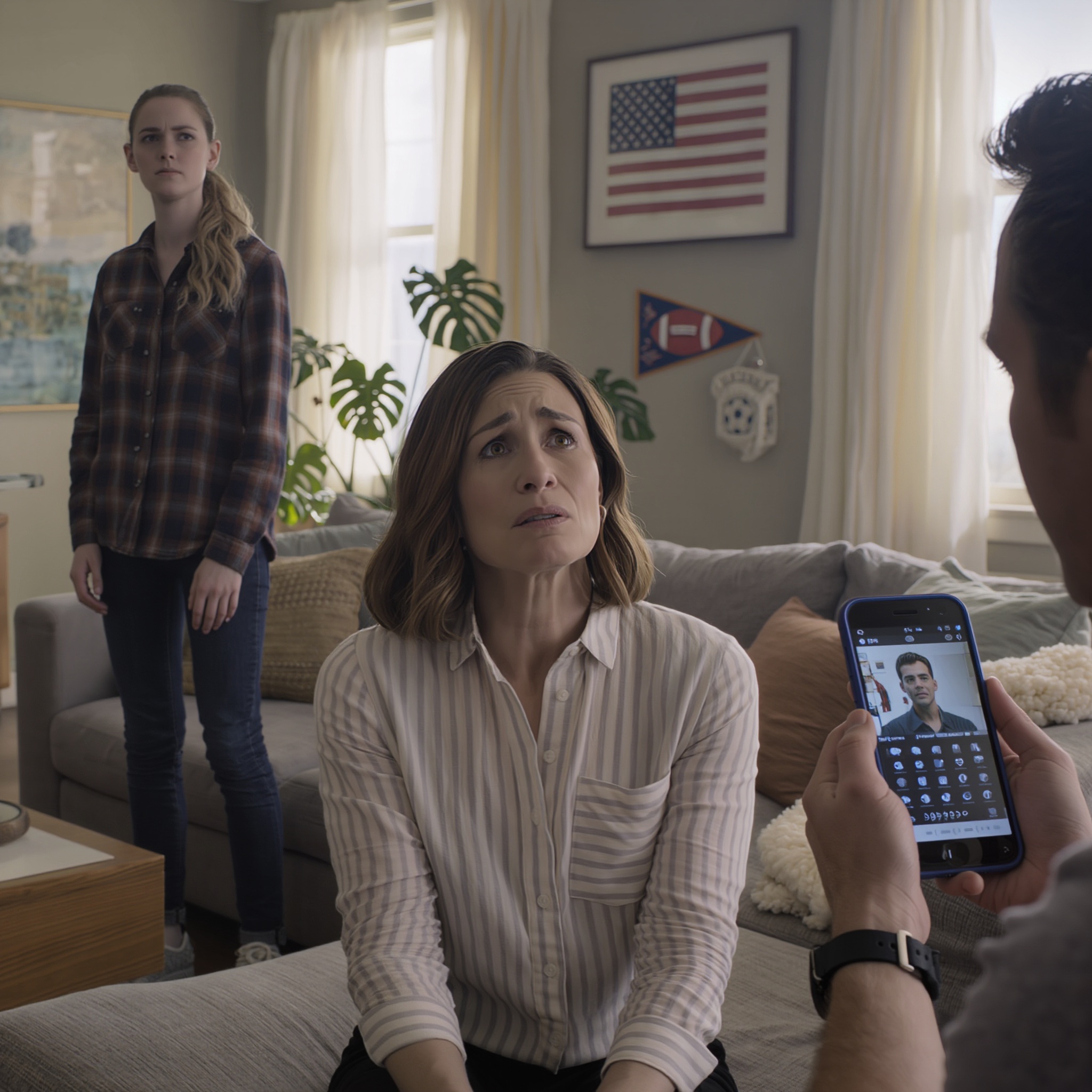 I came home and saw my wife sitting collapsed, her throat choked, unable to speak. My daughter walked out and said, “When I came, Mom was already like this, I don’t know what happened.” But when I opened the camera to watch it again.