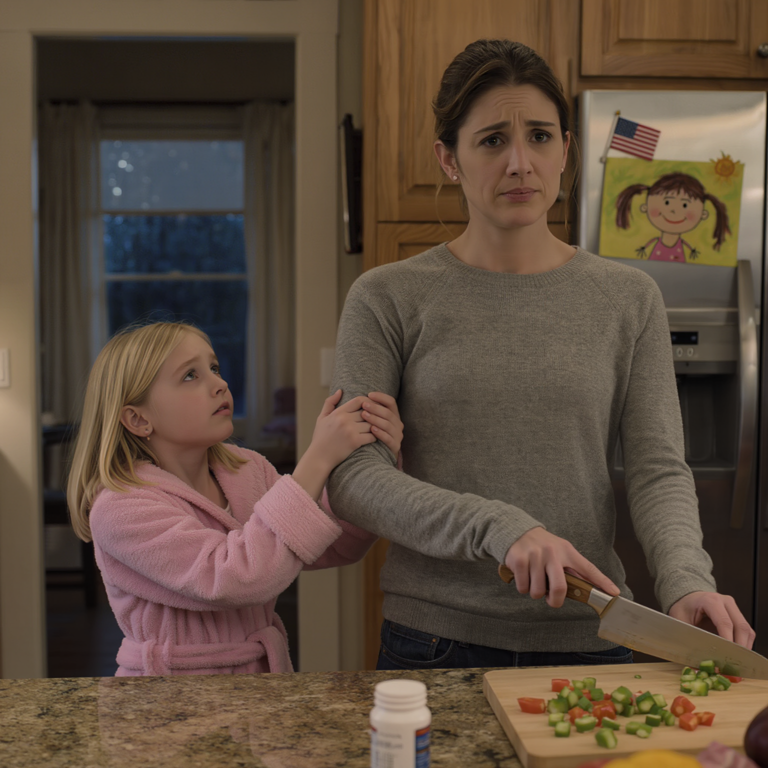 My daughter begged to stop taking my husband’s friend’s “vitamins” — what the doctor told me in that little urgent care clinic turned my quiet American family life inside out