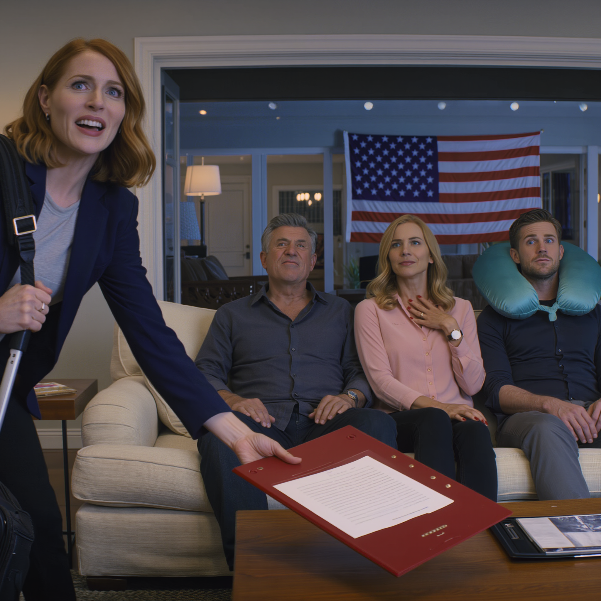 While I was away on a business trip, my parents sold my dream home to cover my older brother’s upscale vacation. When I returned, my father said evenly, ‘Your house paid for their trip.’ I just smiled. That evening, I spoke one sentence and placed one document on the table—faces changed in an instant.