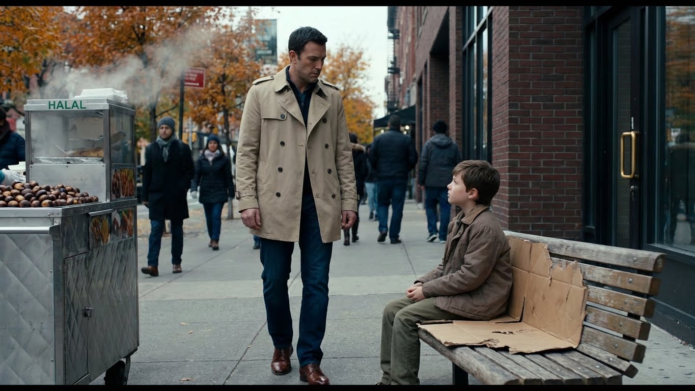 “Daddy… he was in mommy’s belly with me”… Said the son pointing to a homeless boy