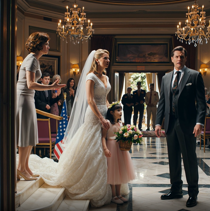 On my sister’s wedding day, my mom demanded I drain my 9-year-old’s college fund for a $10,000 catering emergency – when I said “No, this is for Lily’s future,” my sister grabbed my daughter by the hair, threw her off the stage… and my parents told me to “stop being dramatic and pay up” right as someone walked into the venue who could end her life as she knew it