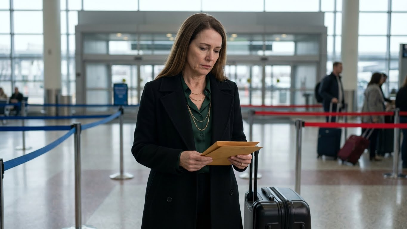 At my son’s funeral, my daughter-in-law inherited the NYC penthouse, the company shares, and even the yacht. All I got was a crumpled envelope. Everyone laughed when I opened it — inside was a single plane ticket to rural France. I went anyway. When I arrived, a driver was waiting, holding a sign with my name — and he said five words that made my heart race.