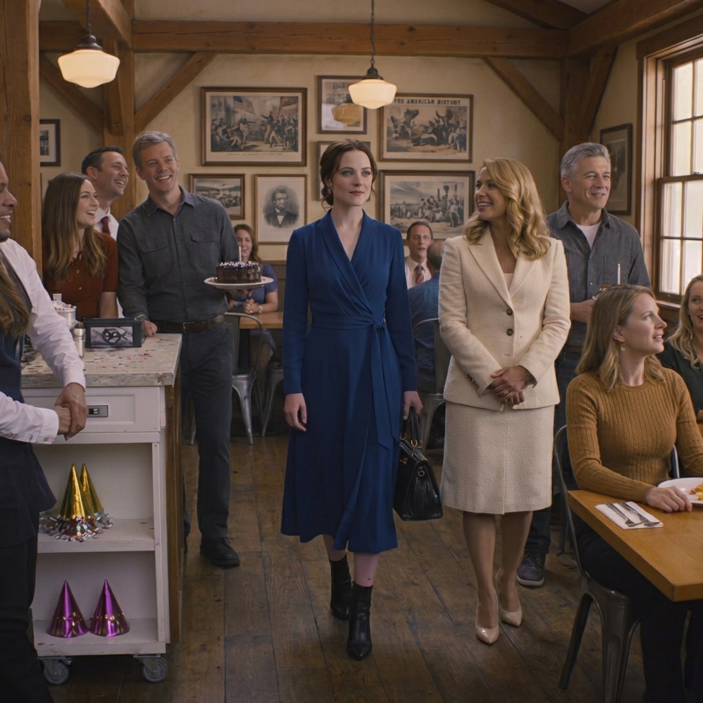 My Mom Surprised Me With A Birthday Dinner – But The Cake Was Already Half Gone. She Laughed Loudly And Said, “We Started Dessert Early.” The Whole Family Laughed Along. I Calmly Stood Up, Took My Bag, And Left – But Not Before Whispering Something To My Uncle. Two Weeks Later,