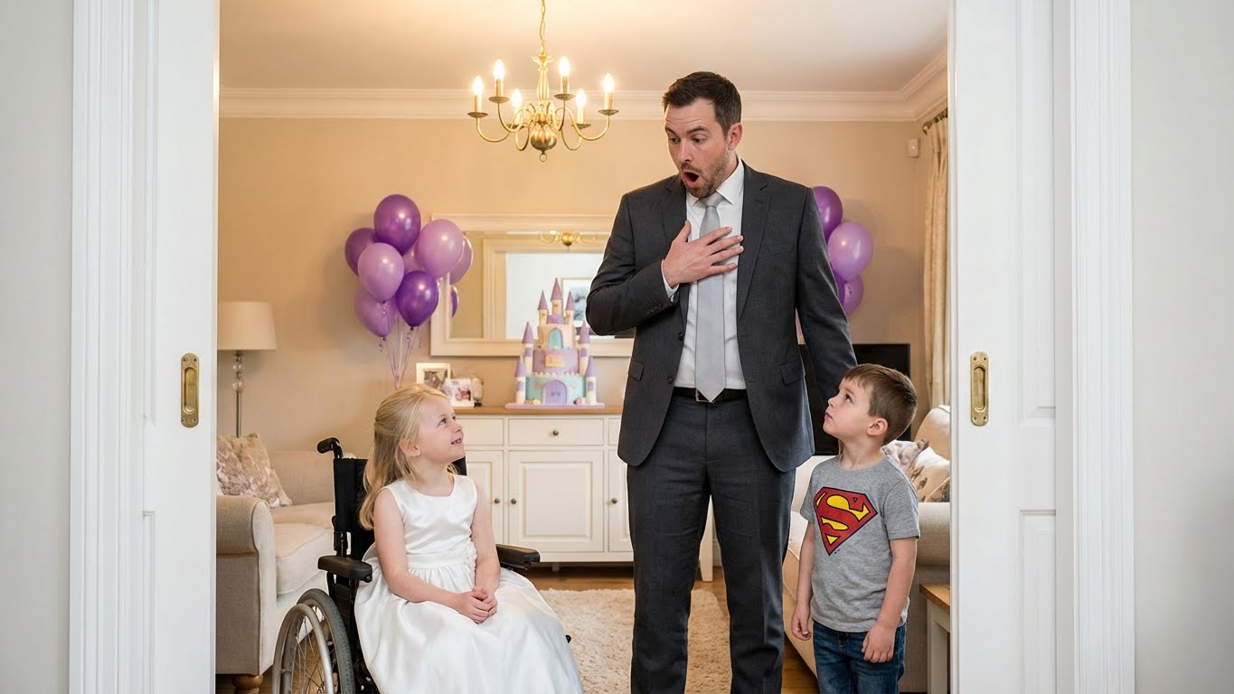 No one came to the CEO’s paralyzed daughter’s birthday party—until a poor boy said “Can I join you?”