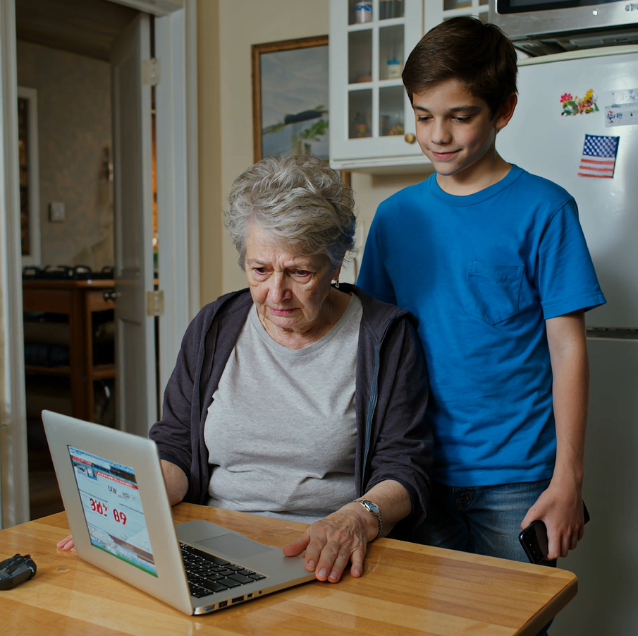 My son emptied our accounts and vanished with his criminal girlfriend. I was heartbroken until my 13-year-old grandson smiled and said, “Grandma, don’t worry. I handled it.” Then, days later, my son called screaming…