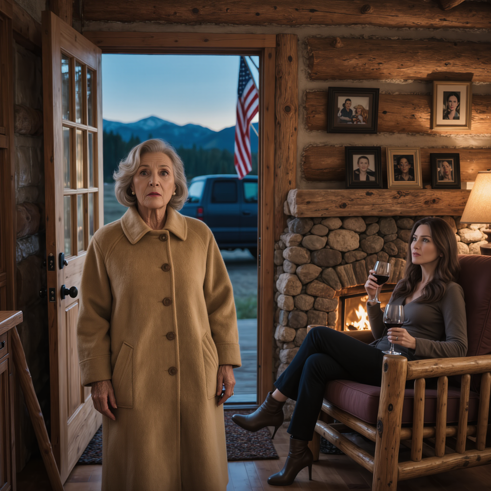 After months of stress, I packed a small bag and went to my quiet mountain house in Colorado — the one place where I thought I could finally breathe, think, and heal. But when I unlocked the door, I froze. Inside were my daughter-in-law’s relatives, laughing, cooking, and settling in as if the home were theirs. No permission. No warning. Just a silent decision made without me.