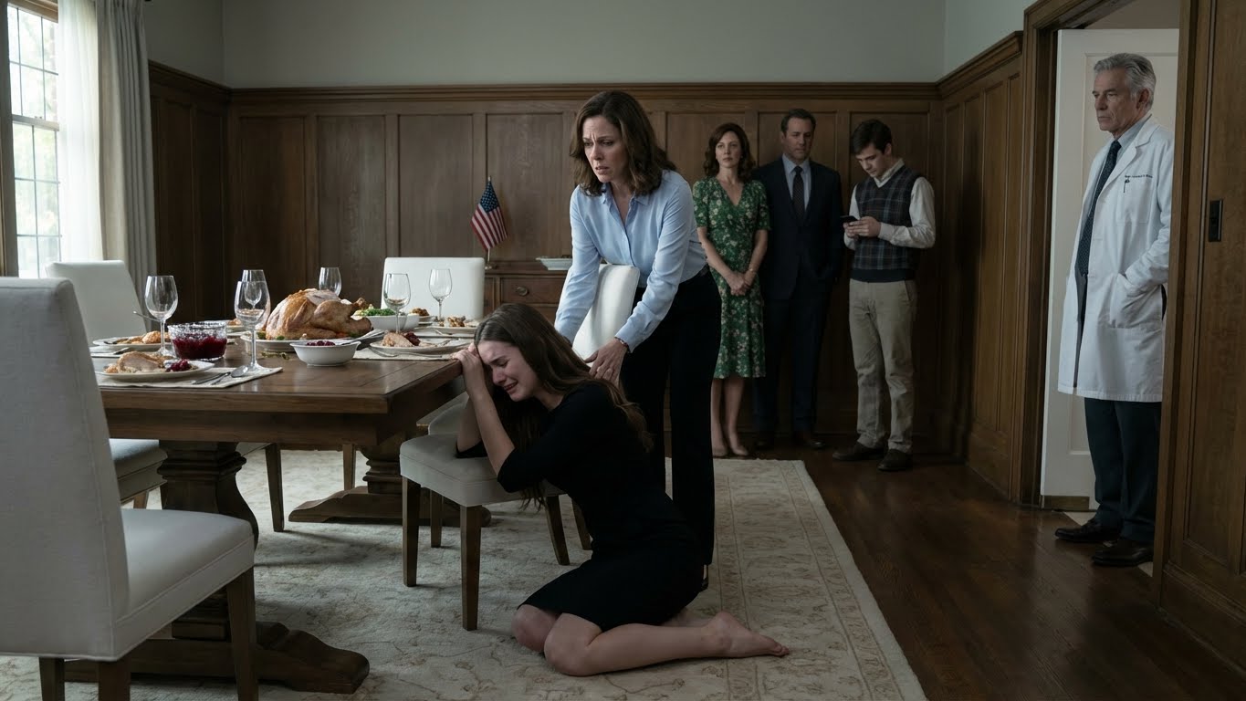 M-y Sister Pushed Me Out Of My Wheelchair At Thanksgiving Dinner. “Stop Faking It For Attention,” She Yelled While Everyone Laughed. They Didn’t Know My Doctor Was Standin Right Behind Them, RECORDING THE WHOLE THING.