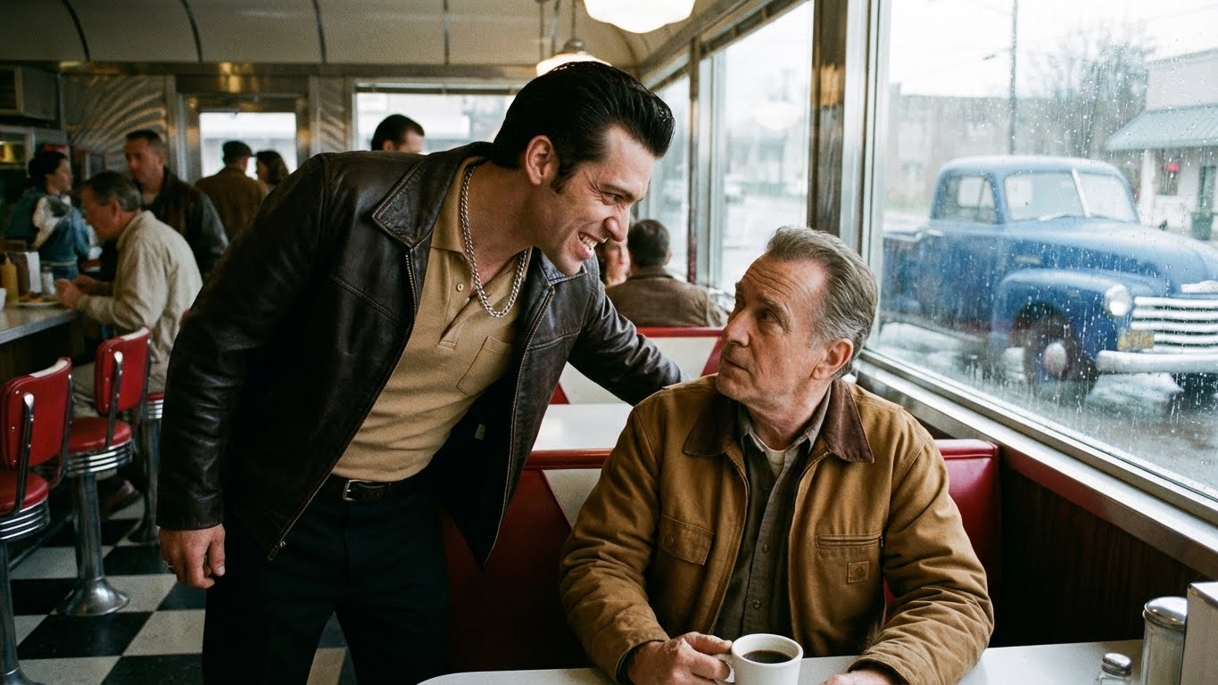 A Biker Slapped an 81-Year-Old Veteran in a Diner — 22 Minutes Later, His Son Arrived With the Army