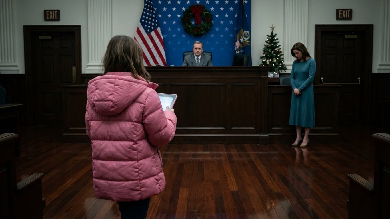 M-y Husband Sued For Full Custody, Calling Me “Unstable.” My Daughter Asked The Judge: “Can I Show You What Daddy Does?” When The Screen Lit Up, The Judge Ordered… THE DOORS LOCKED.