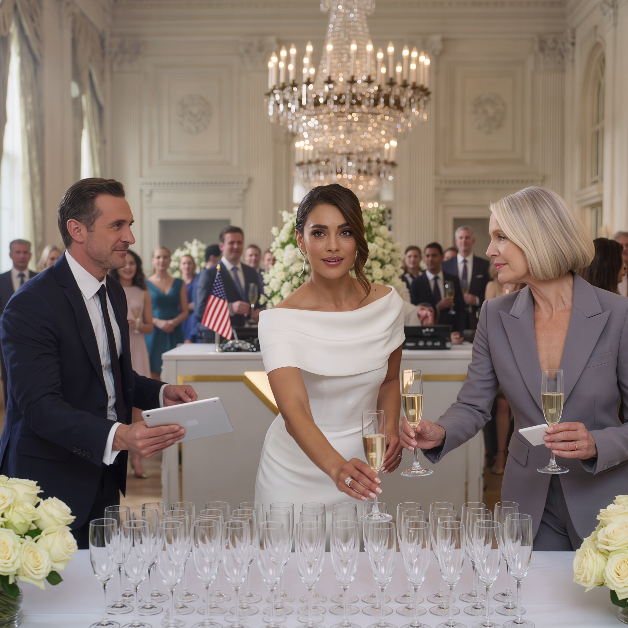 At my wedding, I saw my mother-in-law mess with my glass. I switched our glasses… and when she raised the toast, I smiled. That’s when the real wedding drama began.