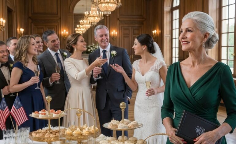 I paid for my son’s Boston wedding down to the last candle, and his new wife pointed at me and joked to her wealthy relatives, “This is the clingy mother-in-law we’re stuck with,” then everyone laughed… until her father’s face drained of color and he whispered, “This can’t be… you’re—”