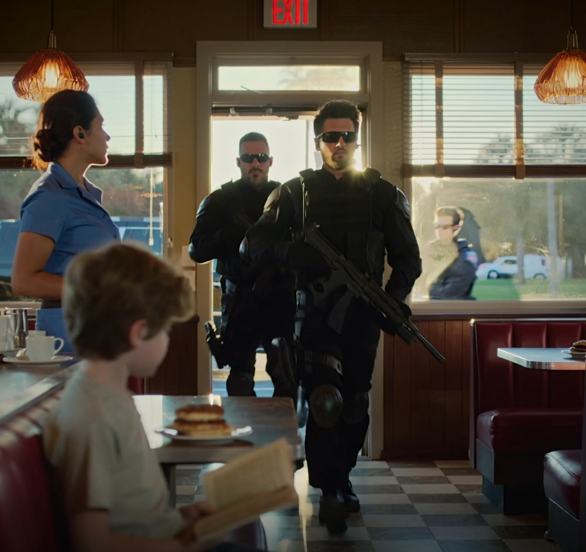 A Waitress Slipped Extra Pancakes to a Quiet Kid — Until Armed Men Showed Up Asking for His Name…