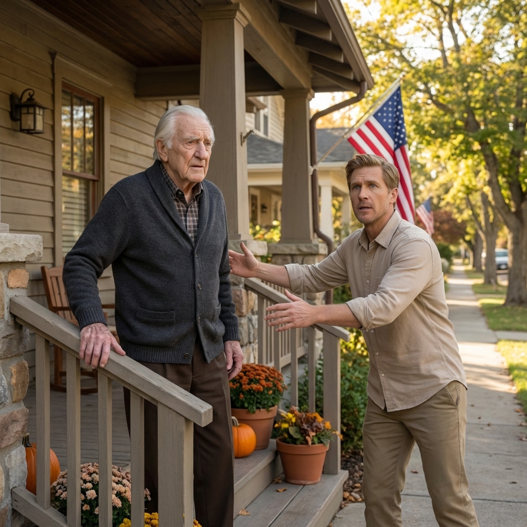 Two weeks ago, my wife went to visit my daughter’s house. I wanted to create a surprise, so I quietly drove there as well. But as soon as I set foot on the porch of that small, peaceful house, the neighbor ran over, gripped my hand tightly and said, “Stop, you shouldn’t go in there.” Five minutes later, a truth made me unable to stand