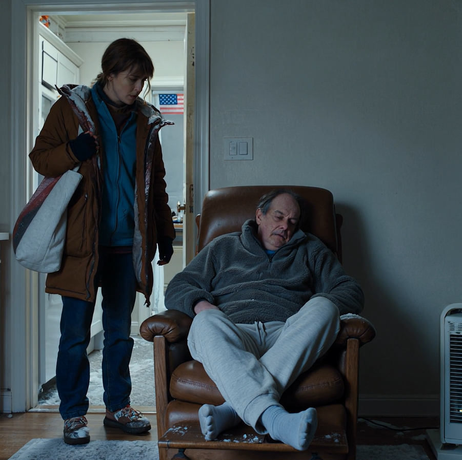 I came home for Thanksgiving. The house was freezing. A note on the counter read: “We went on a cruise. You handle Victor.” I found his dying stepfather shivering in the dark — they had left him to die. But he opened his eyes and whispered: “They don’t know about… help me get revenge.” When he returned…