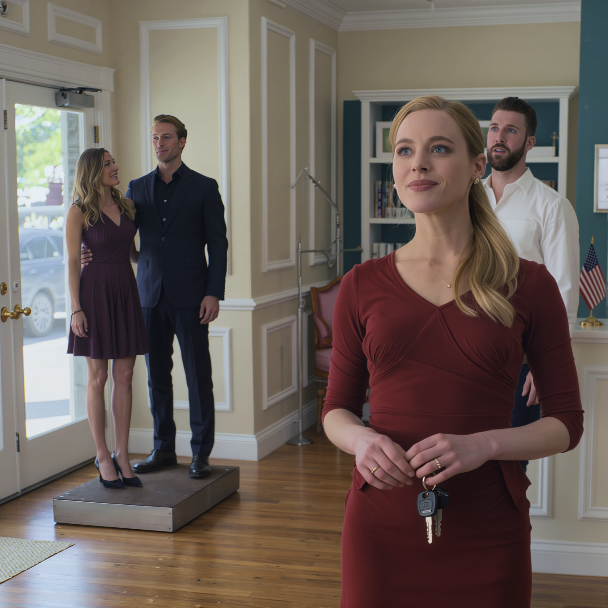 My fiancé said, “The wedding will be canceled if you don’t transfer the house, the car, and even your savings to me.” I didn’t say anything. That night, I changed the locks and took his wedding suit to be donated. The next day, he went to the wedding boutique and froze when he saw another man wearing his jacket.