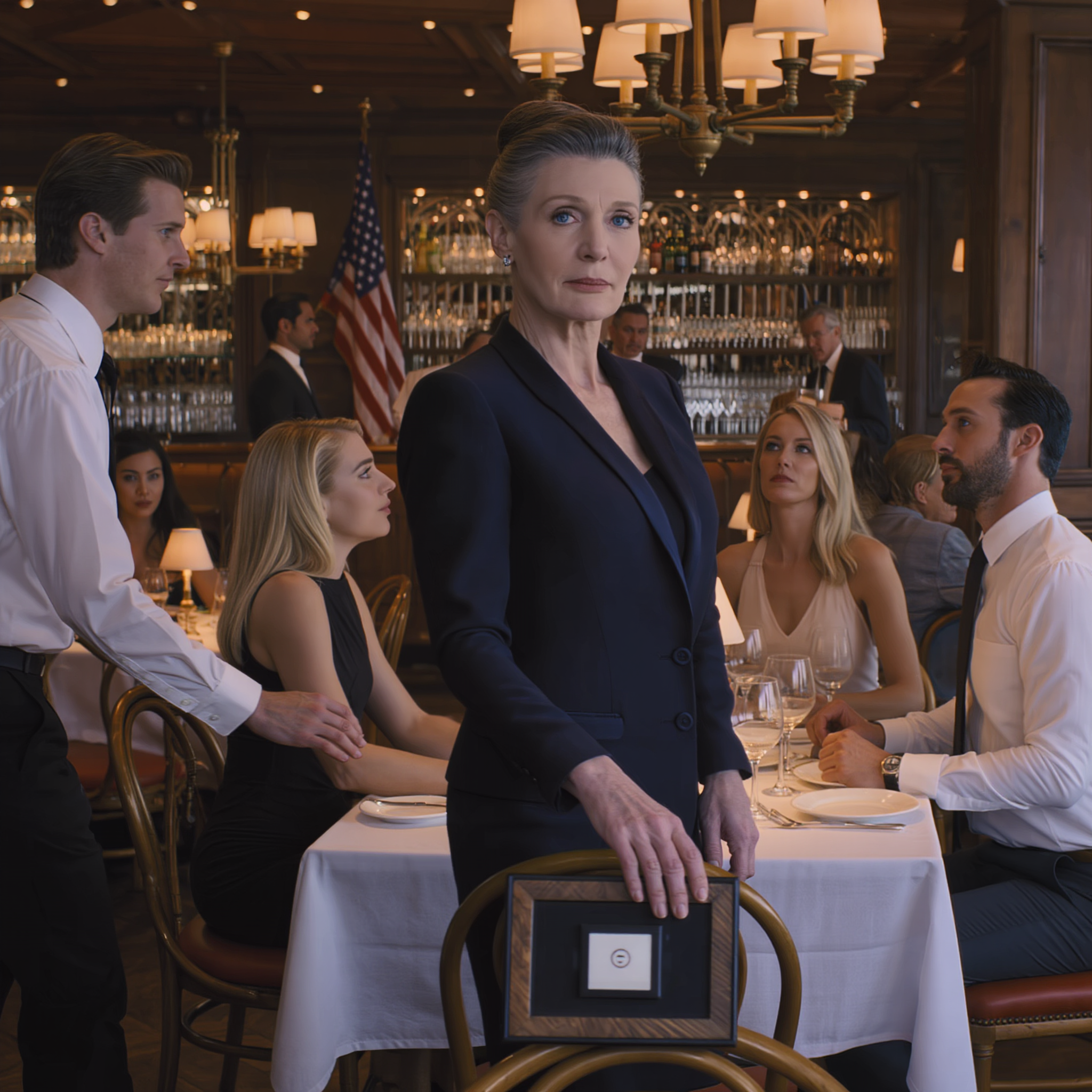 ‘You don’t need to sit here,’ my daughter-in-law looked straight into my eyes and said as I was about to sit down to have dinner with the whole family. I took a deep breath, motioned to the waiter, and calmly replied, ‘Alright… but the one who has to leave tonight is not me.’