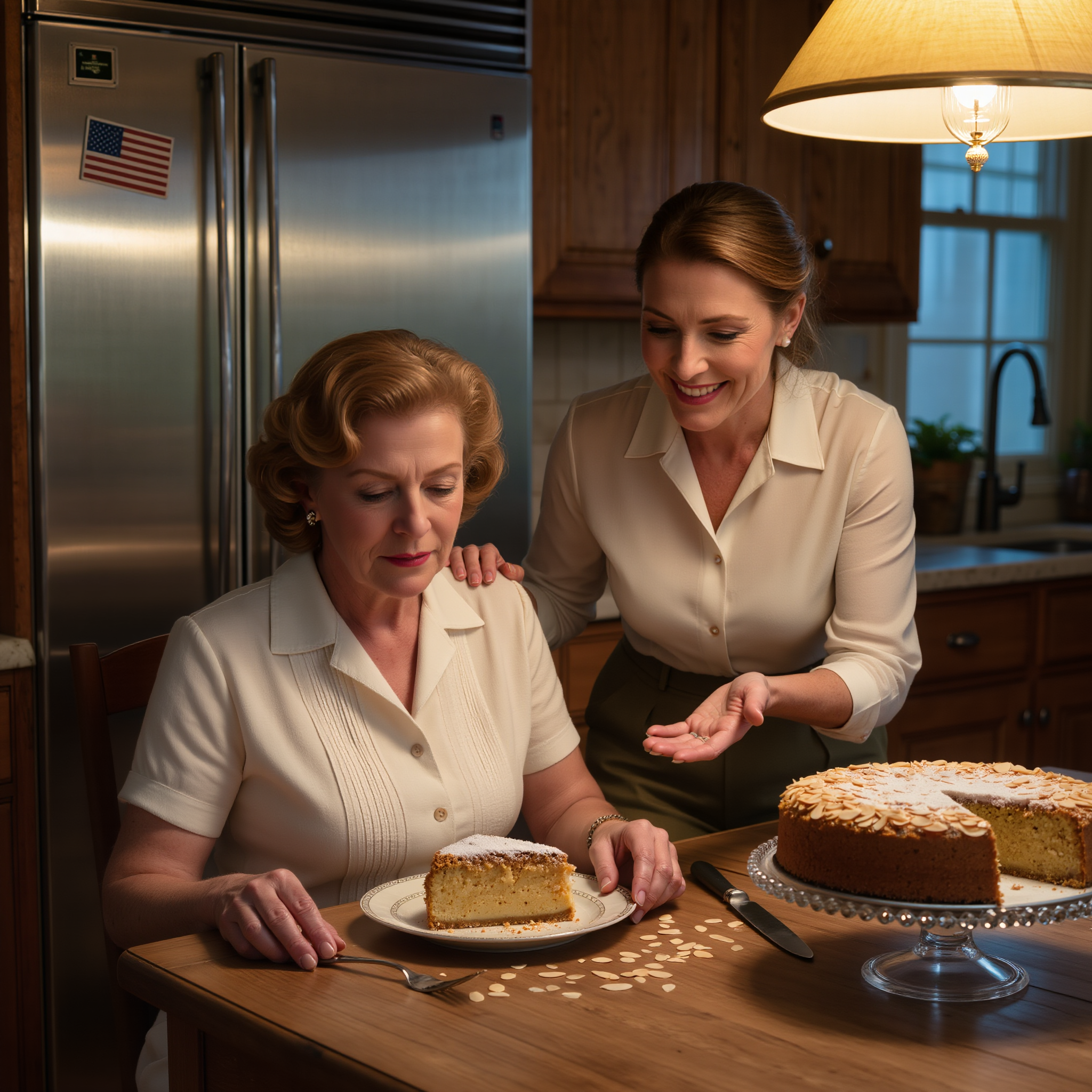 My daughter served me a slice of almond cake, smiling sweetly. The smell was odd, so I pretended to eat it and quietly switched plates with her husband. Twenty minutes later, the screams came from the kitchen.