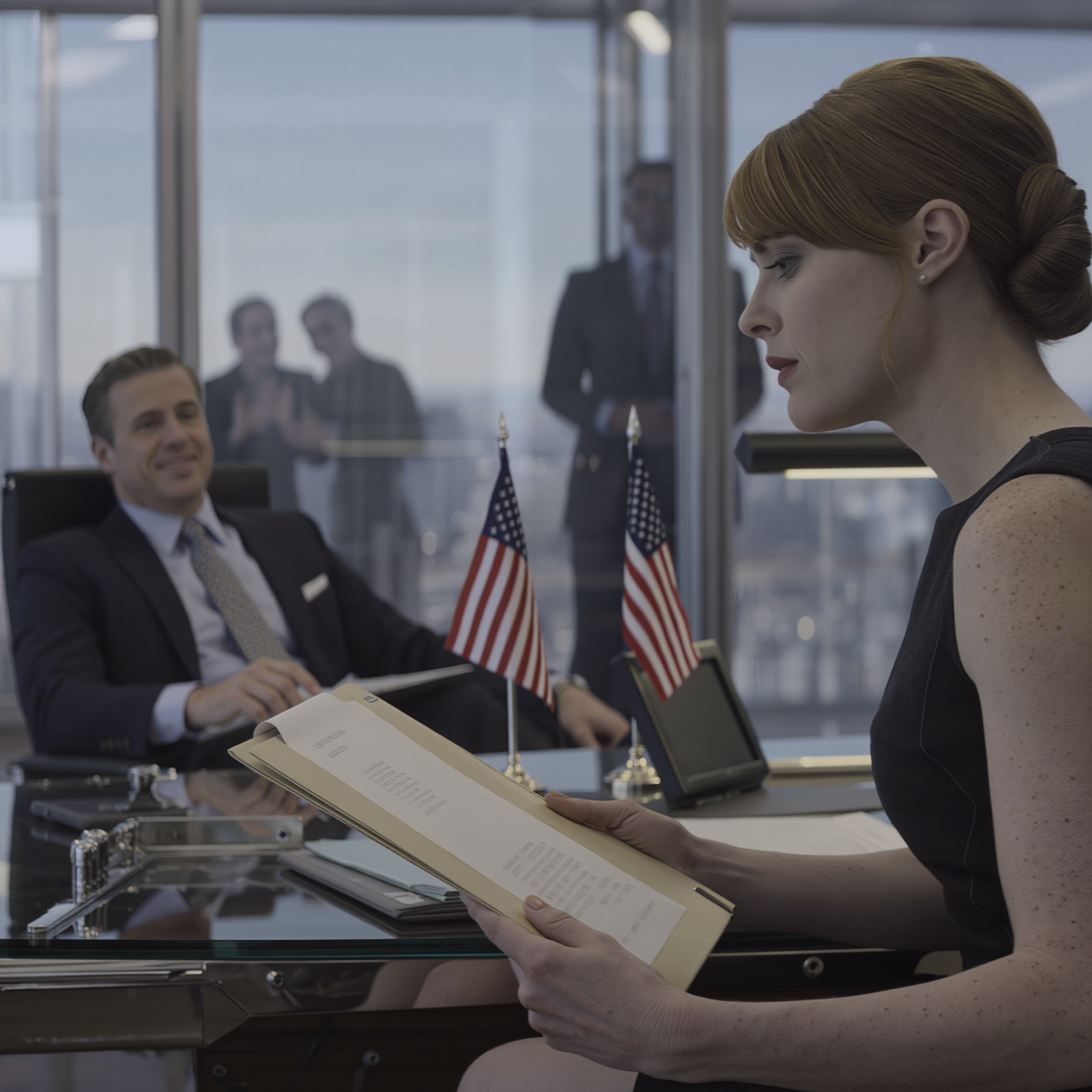 “Which employee isn’t replaceable, sweetheart?” – my boss threw his head back and laughed out loud when I held out a request for a 5% raise after 5 years of grinding day and night with a full stack of A+ reviews, then casually pushed the paper back toward me with one finger like he was flicking trash off his desk; that afternoon, I walked into the headquarters of our biggest competitor, no CV in hand, no bragging about achievements, just set a thin sheet of paper down in front of their CEO… he read very slowly, stayed silent for a long time, then smiled and said, “I agree” – and it took my old boss a few weeks to realize what exactly he’d been laughing at.