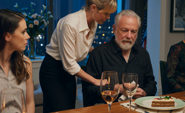 At dinner, my daughter humiliated me: “Dad, you’re a burden. Get out.” I left that night with only a grocery bag. She thought she had broken me, but she didn’t know about the secret life I had on the other side of town. When she found out, her world crumbled.