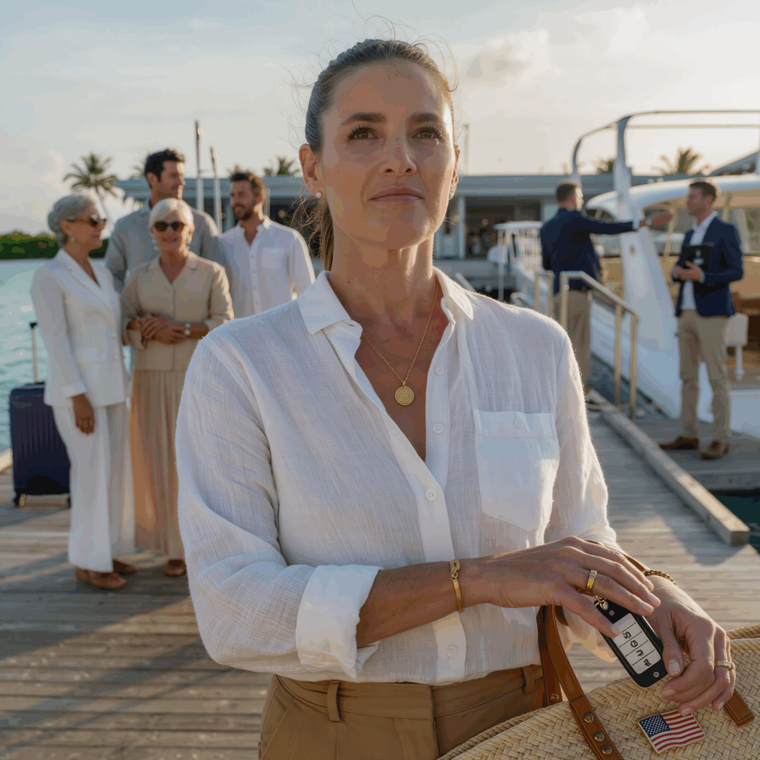 My mother-in-law said, the poor girl should stay home and took the family on a luxury vacation without me. On the private island, the owner’s name shocked everyone. When they tried to leave