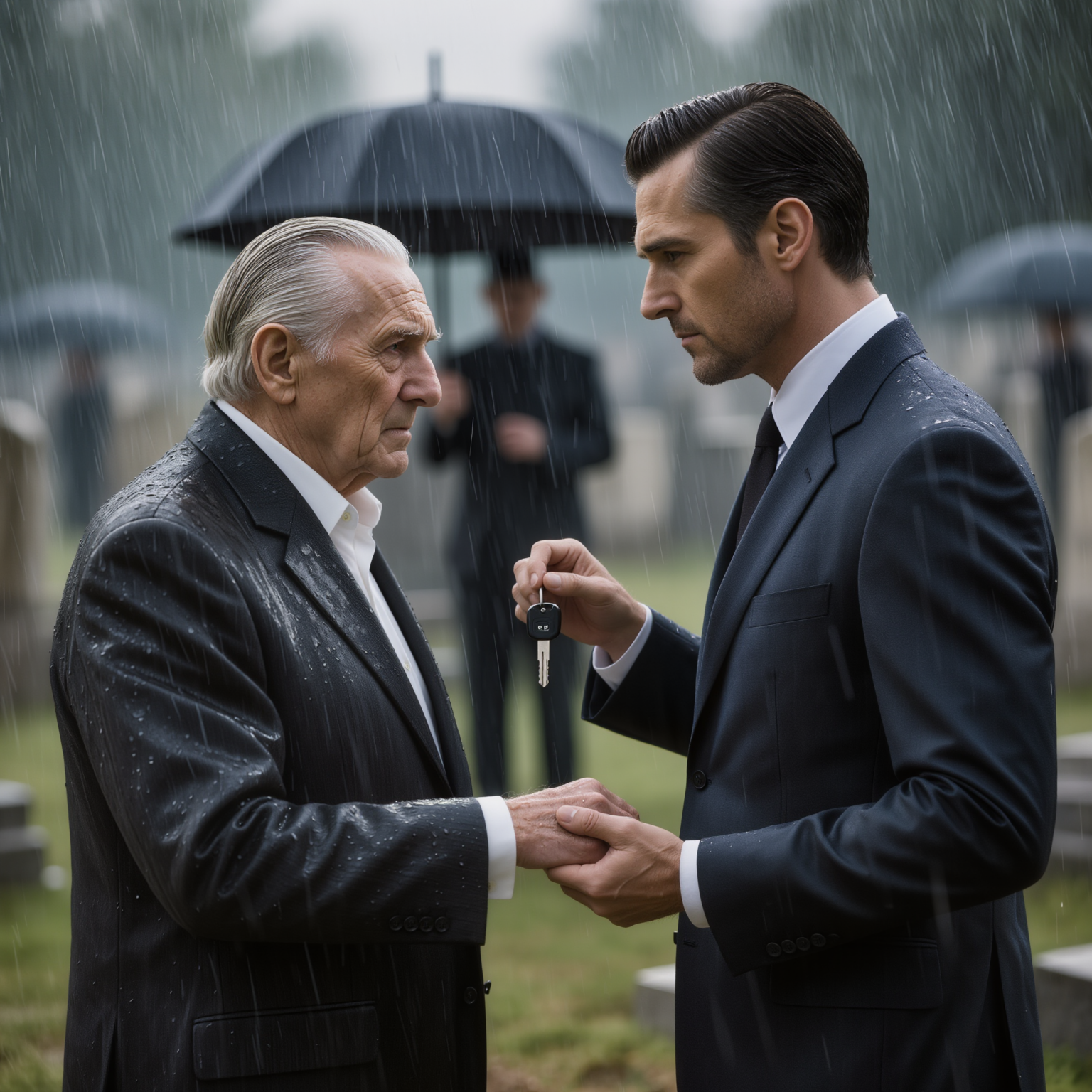 The day my son told me my good life was over… at my wife’s funeral