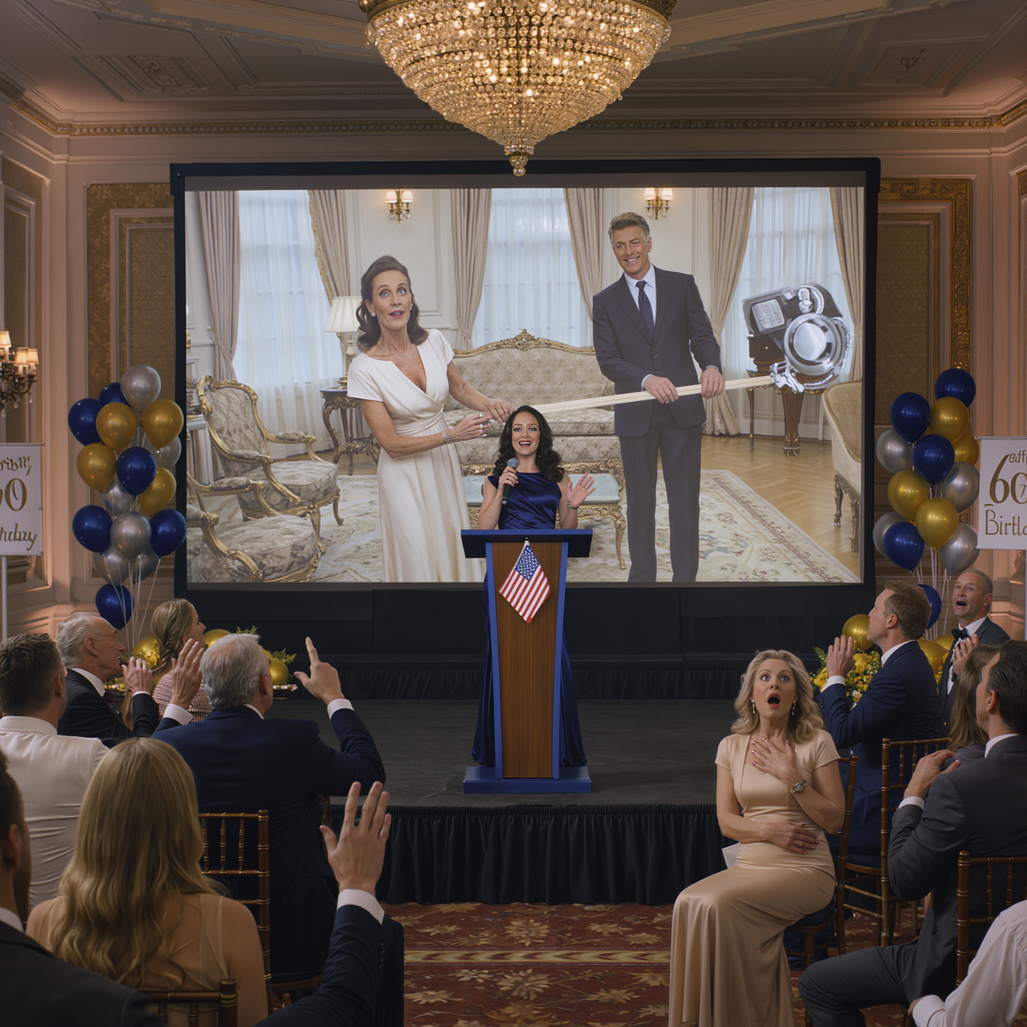 I caught my mother on camera moving my unemployed brother into my house while i was away. she said i would “just accept it.” so i played the footage on the big screen at her 60th birthday party.