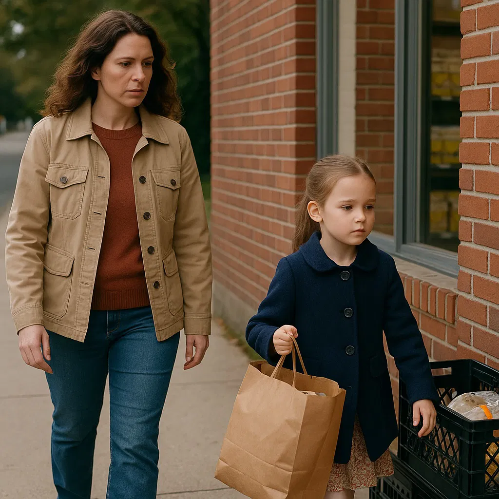 Woman Follows 5-Year-Old Girl Who Takes Leftovers from Her Grocery Store Every Day