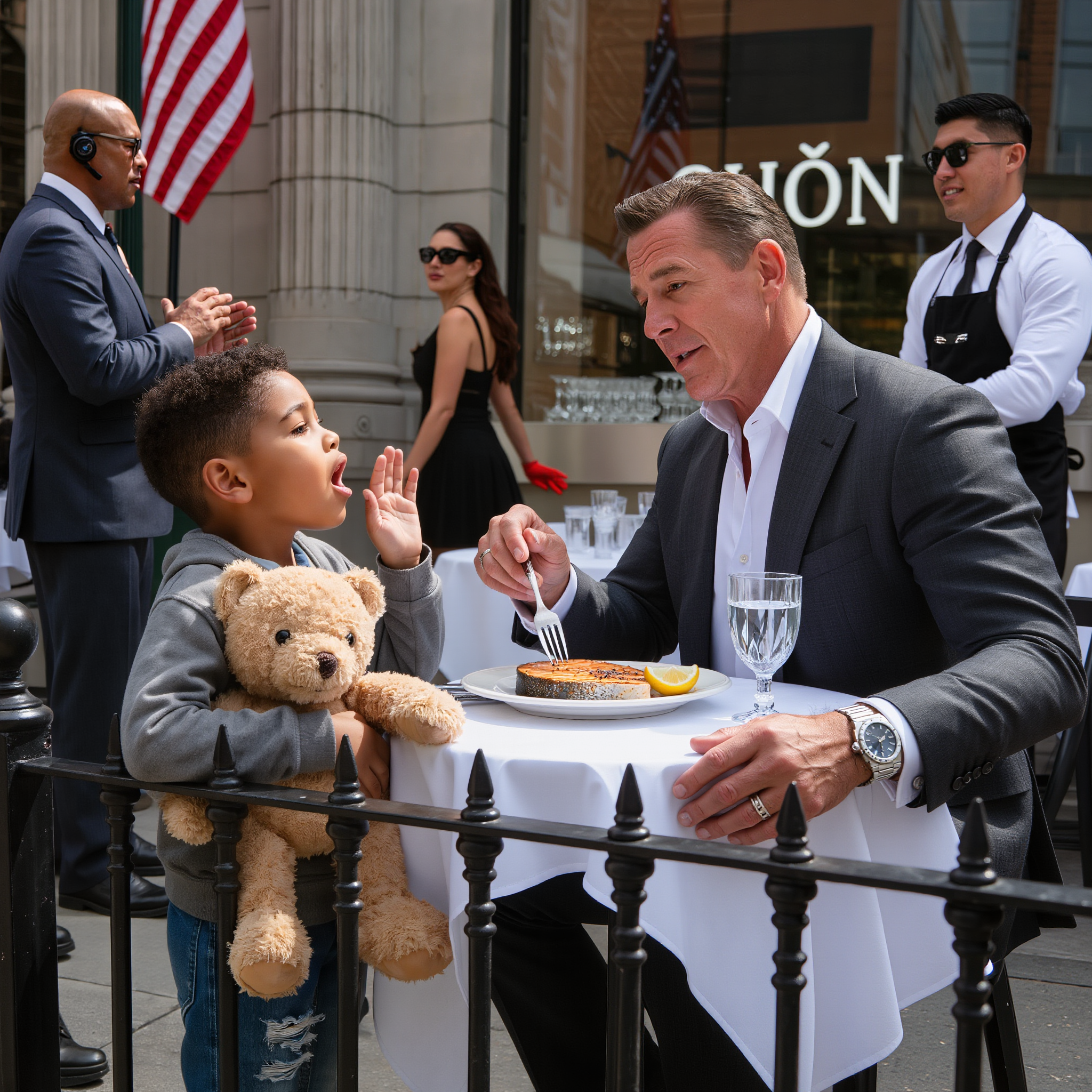 A homeless boy shouted, “Don’t eat that!”… The billionaire fr0ze when he learned why!…