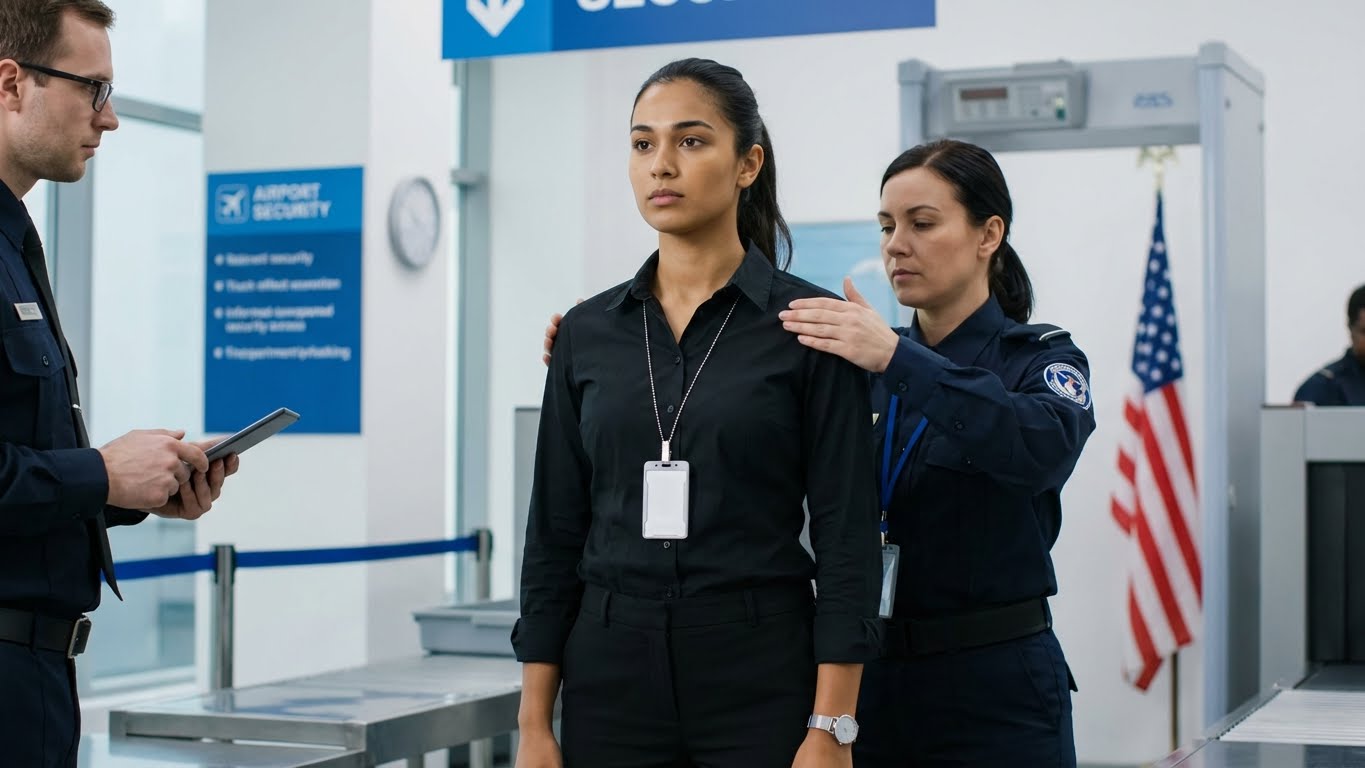Airport Security Thought My Dog Tag Was Fake — Until the Scanner Flagged “PURPLE PHOENIX.”