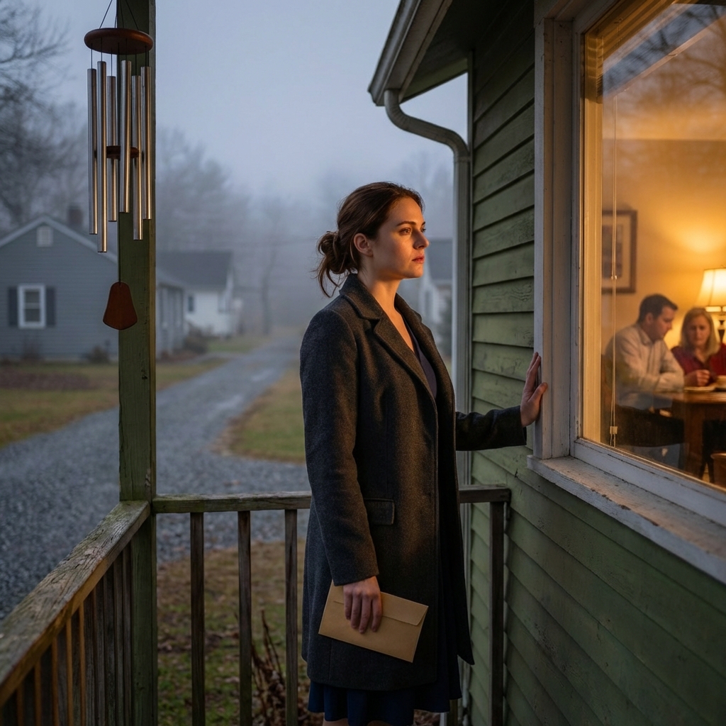 I came home from the funeral with my heart slamming hard, standing on my parents’ front porch with one hand raised to knock and the other gripping a thick envelope that could change all our lives.