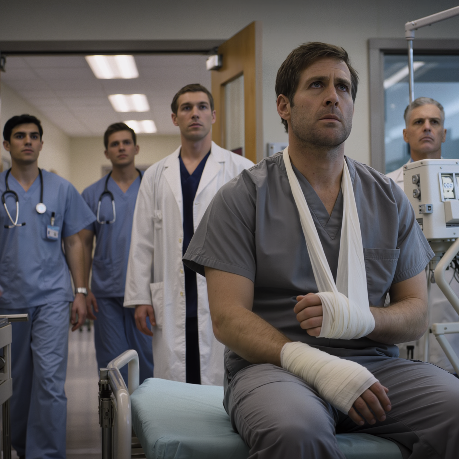 She left me for a millionaire and texted “enjoy poverty”… then three doctors walked into my ER room