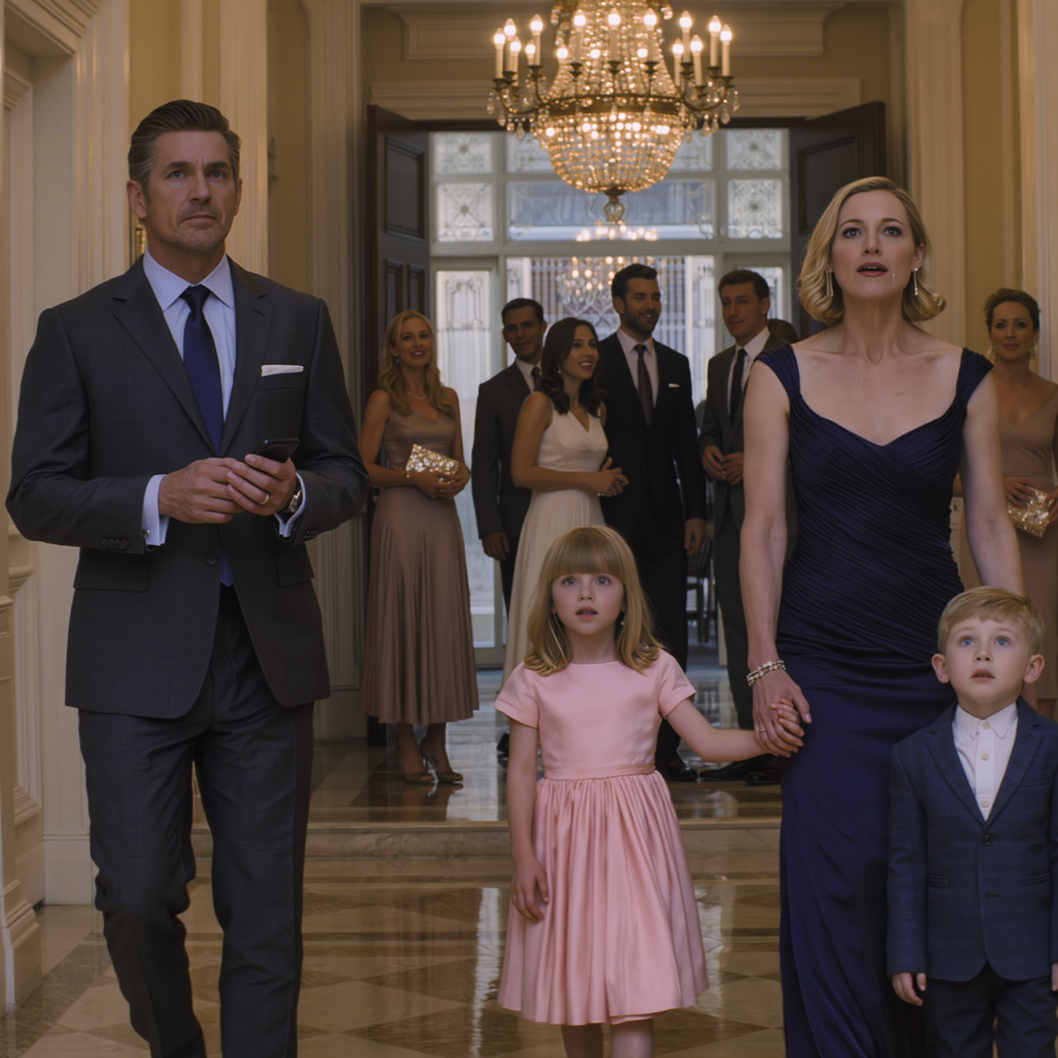 She mocked my kid’s shoes at an engagement party… and my husband made the whole mansion go silent