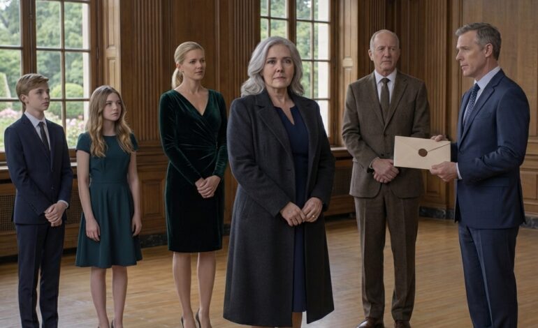 After My Ex-Husband’s Memorial Service, His Wife Smiled And Said, “I Hope You Didn’t Come About His $40 Million Estate, Because It’s Already Been Handled.” Then The Lawyer Handed Me An Envelope, When I Opened It, The Room Couldn’t Stay Quiet