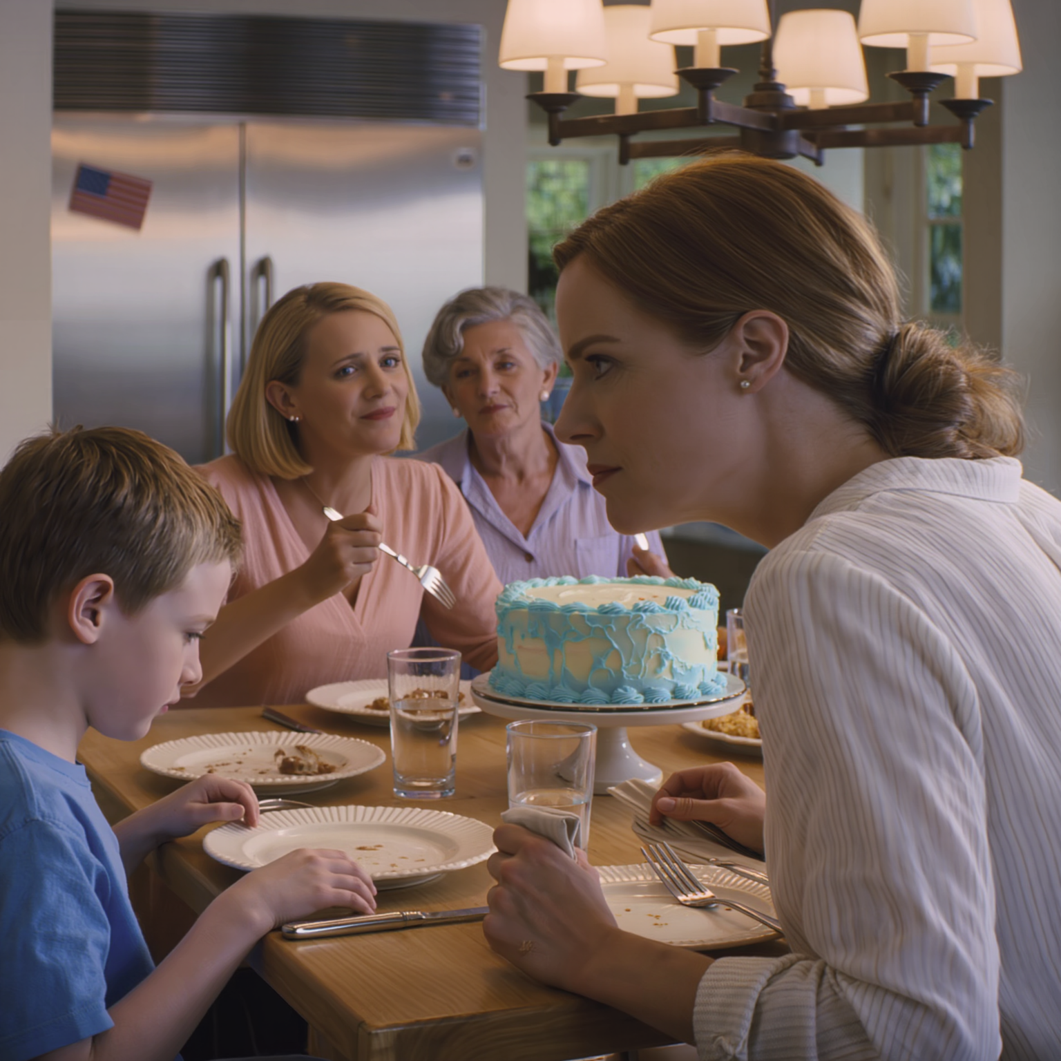 At dinner, my sister said my son’s “cheap” birthday cake made her kids feel bad. mom agreed. my son who helped bake his own cake, looked down at his hands. we left quietly. now she is begging for my help…