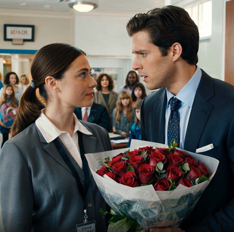 “From now on, I decide when we talk. Stop chasing me. And honestly, I lowered myself to marry you.” So I did exactly what he asked—until he showed up at my school with roses, begging for the woman he thought he’d broken…