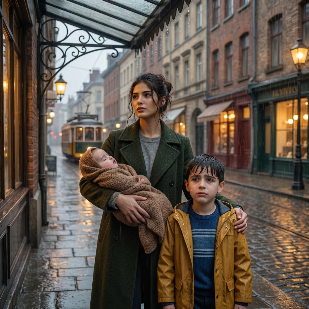 A downpour in Bogotá brings three lives together: Esperanza, a street vendor with a baby in her arms; Mateo, a rich boy who feels forgotten; and Ricardo Mendoza, the billionaire father who can’t remember the last time he wiped his son’s tears. One borrowed jacket turns into an unexpected job, dinners that feel like family, and a growing love—until a familiar face reappears and forces Ricardo to choose what truly protects his child.