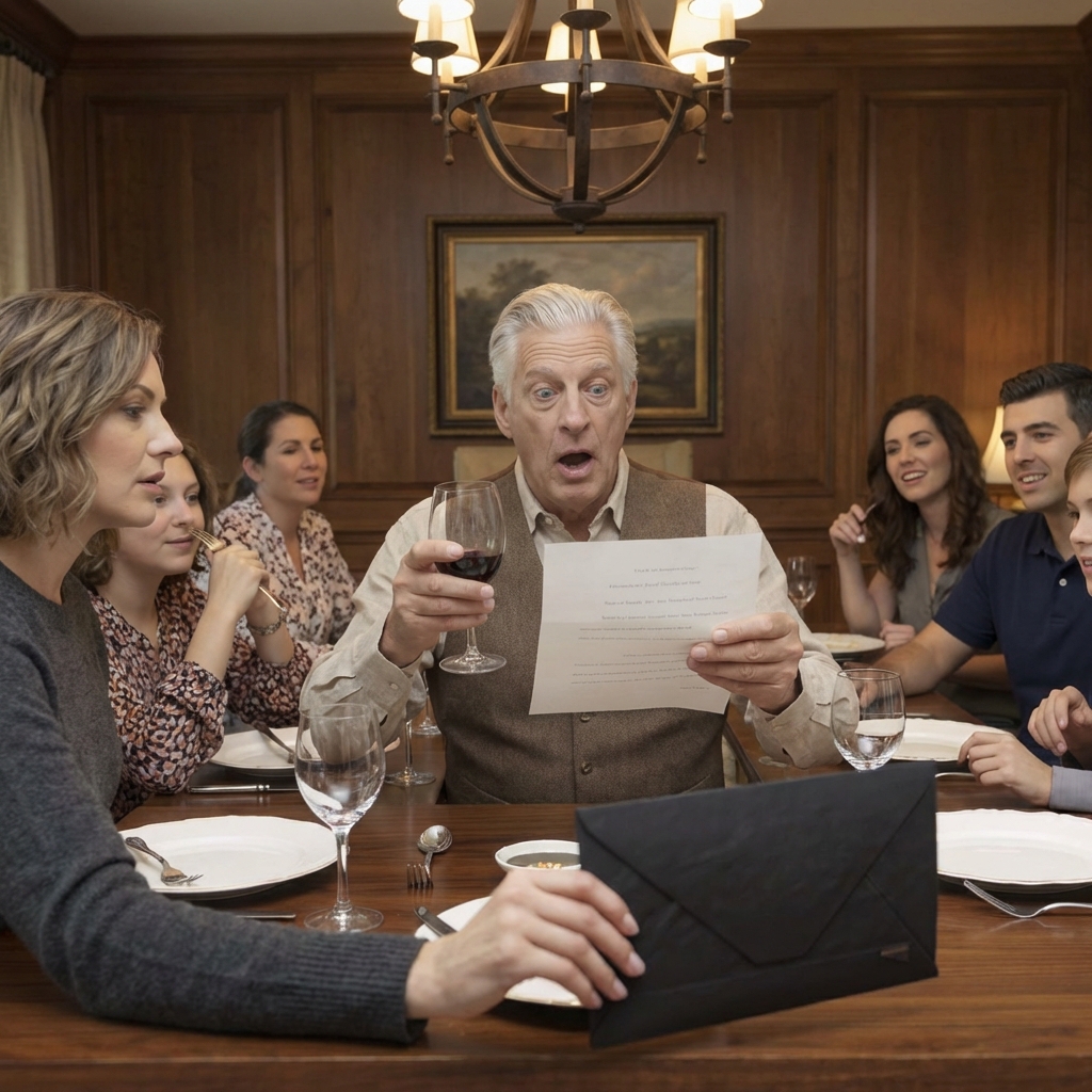 My Dad Burst Out At Family Reunion “I’m Proud Of All My Children, Except The Loser” I Left … Then Returned With A Gift That Left The Whole Table Speechless.