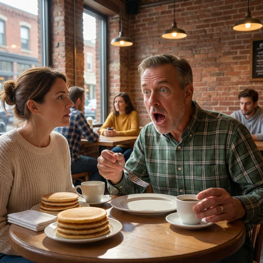 Birthday brunch. Grandpa smiled: “I’m glad you’re enjoying the apartment I bought you.” I whispered exactly five words—Dad dropped his fork. The room fell silent as the truth began to surface.