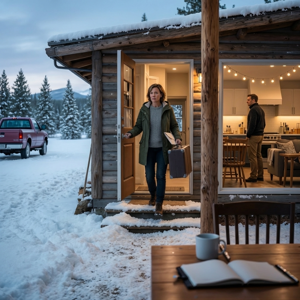 My Husband Left Me A Weathered House In Remote Montana, While My Daughter Inherited A Beautiful Home In The Capital. My Son-In-Law Told Me To Leave. Still Curious, I Drove To Montana, But When I Walked Inside The House, What I Found LEFT ME STUNNED…