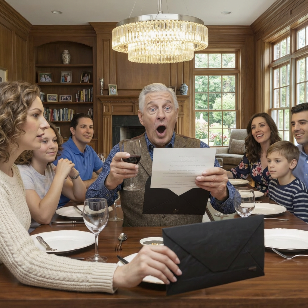 My Dad Burst Out At Family Reunion “I’m Proud Of All My Children, Except The Loser” I Left … Then Returned With A Gift That Left The Whole Table Speechless.