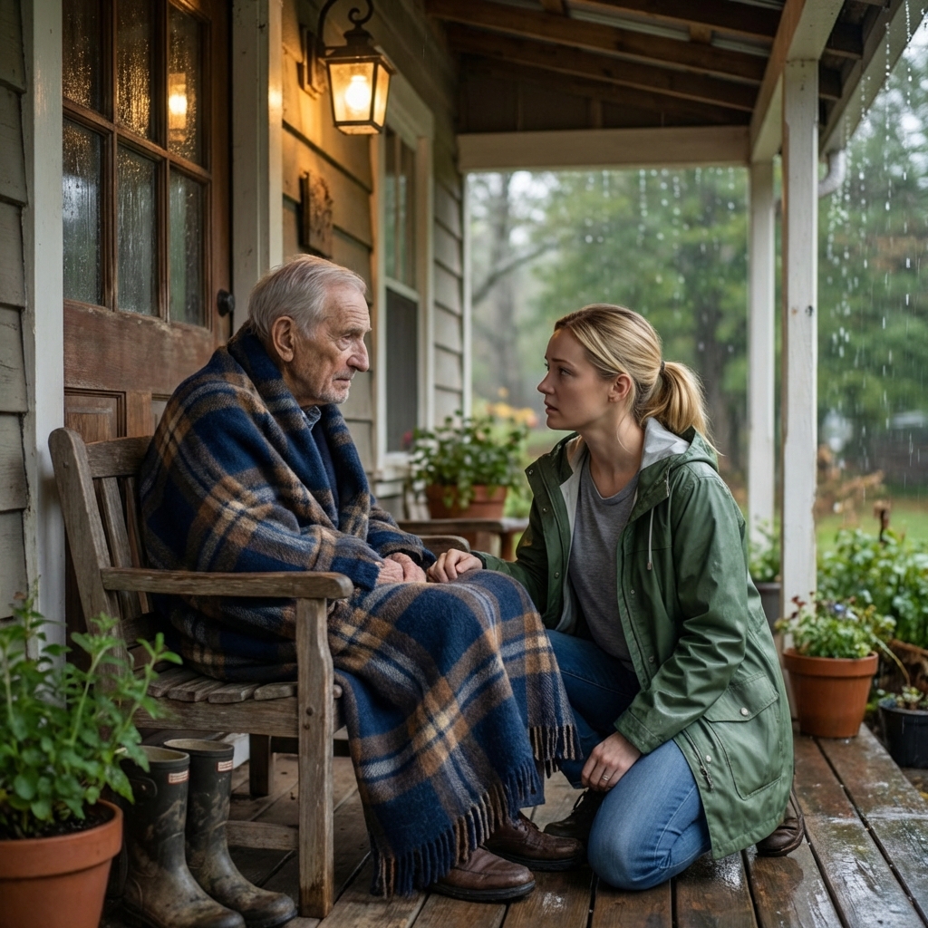 I came home for Thanksgiving to find my parents’ house dark and cold. A note from the kitchen: ‘We’re going on a cruise.’ But when I saw my dad shivering in the cold. They left him alone, but he opened his eyes and insisted, ‘They don’t know anything about helping me get revenge when I get home…’ I secretly planned for the moment they walked through the front door.