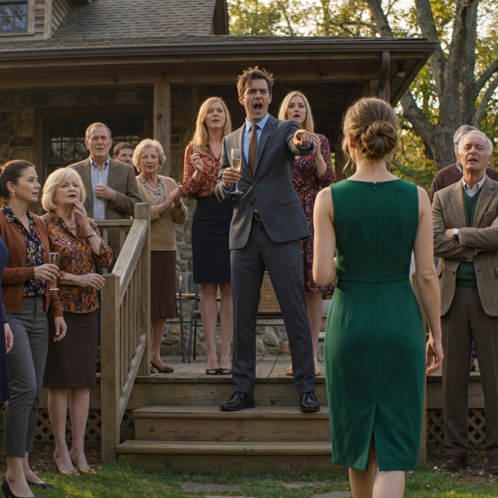 At my brother Tyler’s promotion party, he tapped his glass for silence and grinned like the room belonged to him. “For anyone who doesn’t know her,” he said, pointing straight at me, “this is my sister Abigail—no degree, no future, just freeloads off the family.” People laughed, the kind of laughter that tells you they’ve been waiting to agree. I lifted my own drink, smiled, and answered, “Cheers. This is the last time any of you will see me.” I walked out into the Connecticut cold with my dignity and an old Honda… and I swore I’d never come back. Eighteen months later, they invited me to my nephew’s first birthday like nothing happened, and I drove up anyway—quietly, carefully—because I had something in my pocket that could change the whole story.