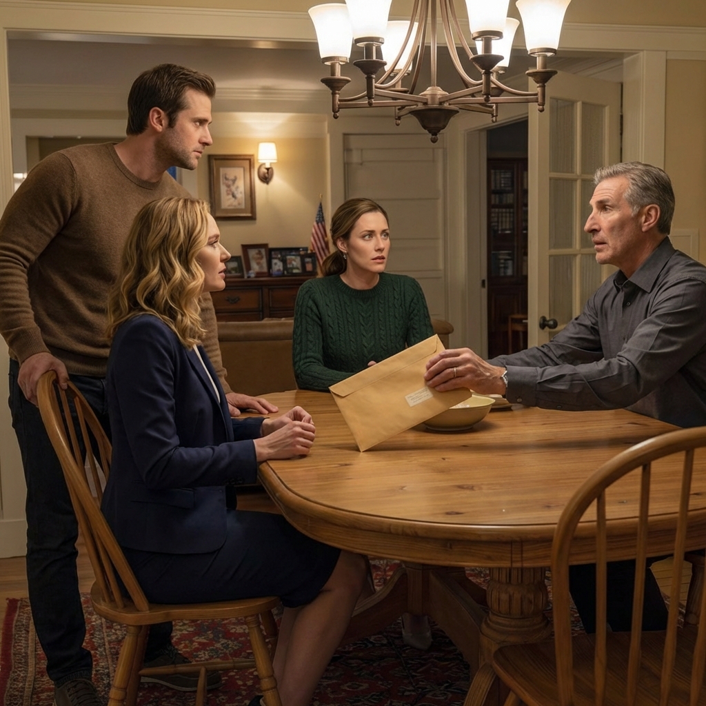 At Sunday family dinner, my dad didn’t even look at me when he slid a thick envelope across the oak table. It didn’t stop at my place setting. It landed in front of my sister, Sarah, like a trophy. “We gave your wedding money to her,” he said, calm as if he were passing the salt. “She deserves a real wedding.” Mom nodded. Sarah’s smile lit up the chandelier. I stayed still, because if I moved I might shatter, and Marcus, my fiance, squeezed my hand under the table like he could hold me together.