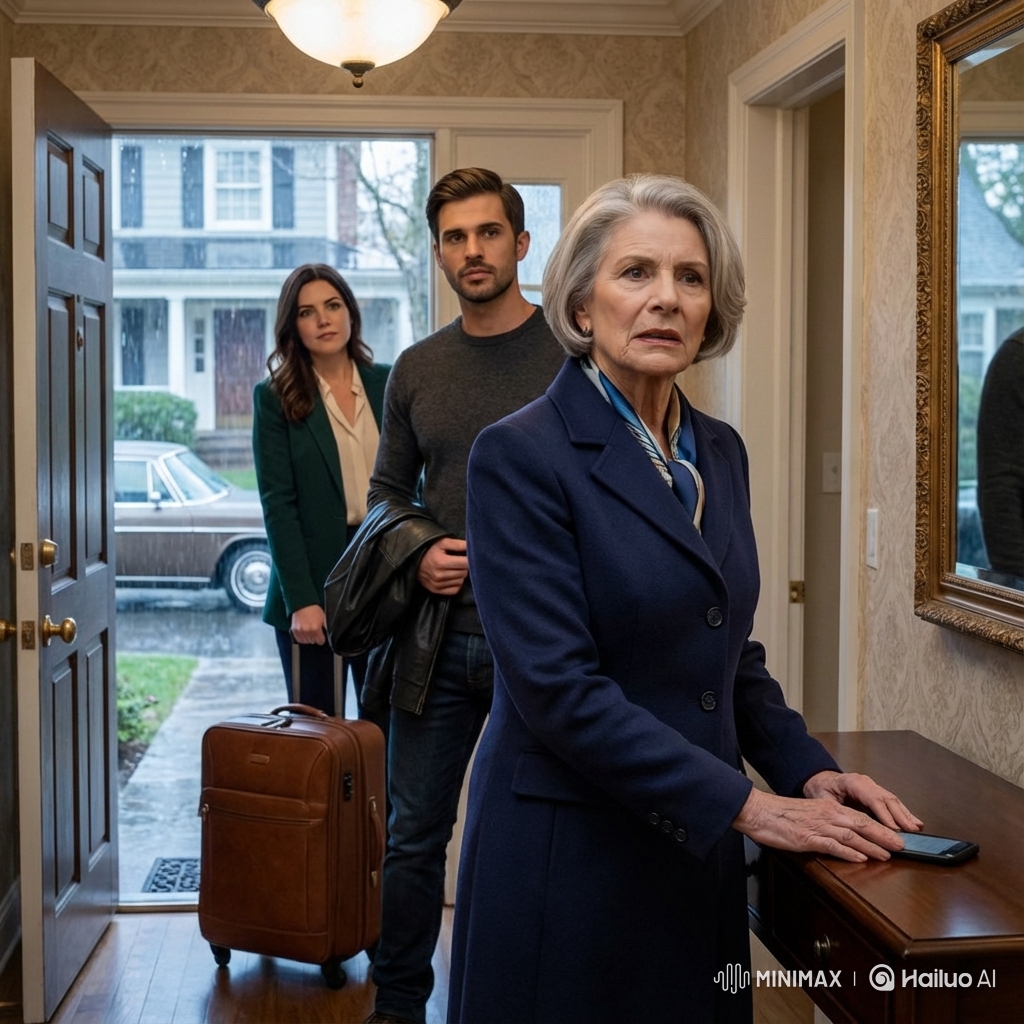 ‘Did you ask the landlord for permission?’ I asked when my daughter-in-law appeared at my apartment door with two suitcases. My son laughed and said, ‘Mom, we don’t need to ask permission at home.’ I smiled, stepped aside, and let them enjoy their small victory for exactly ten minutes until the phone rang, and they stopped laughing.