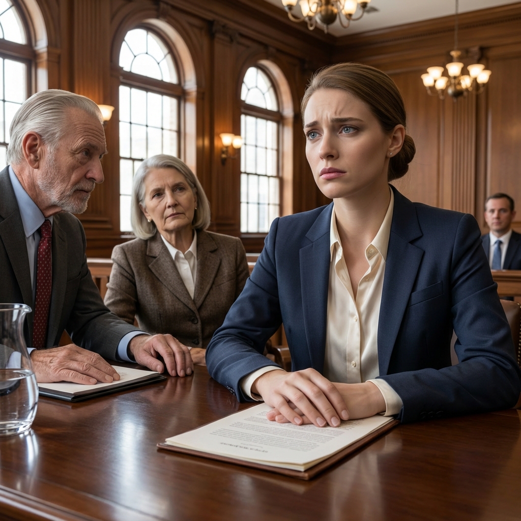 At the Los Angeles county courthouse, my TV-famous parents sat smiling like they’d already reclaimed what my grandfather left me, until the judge’s eyes landed on the worn leather journal in my bag and he murmured, “Wait… you’re her?”