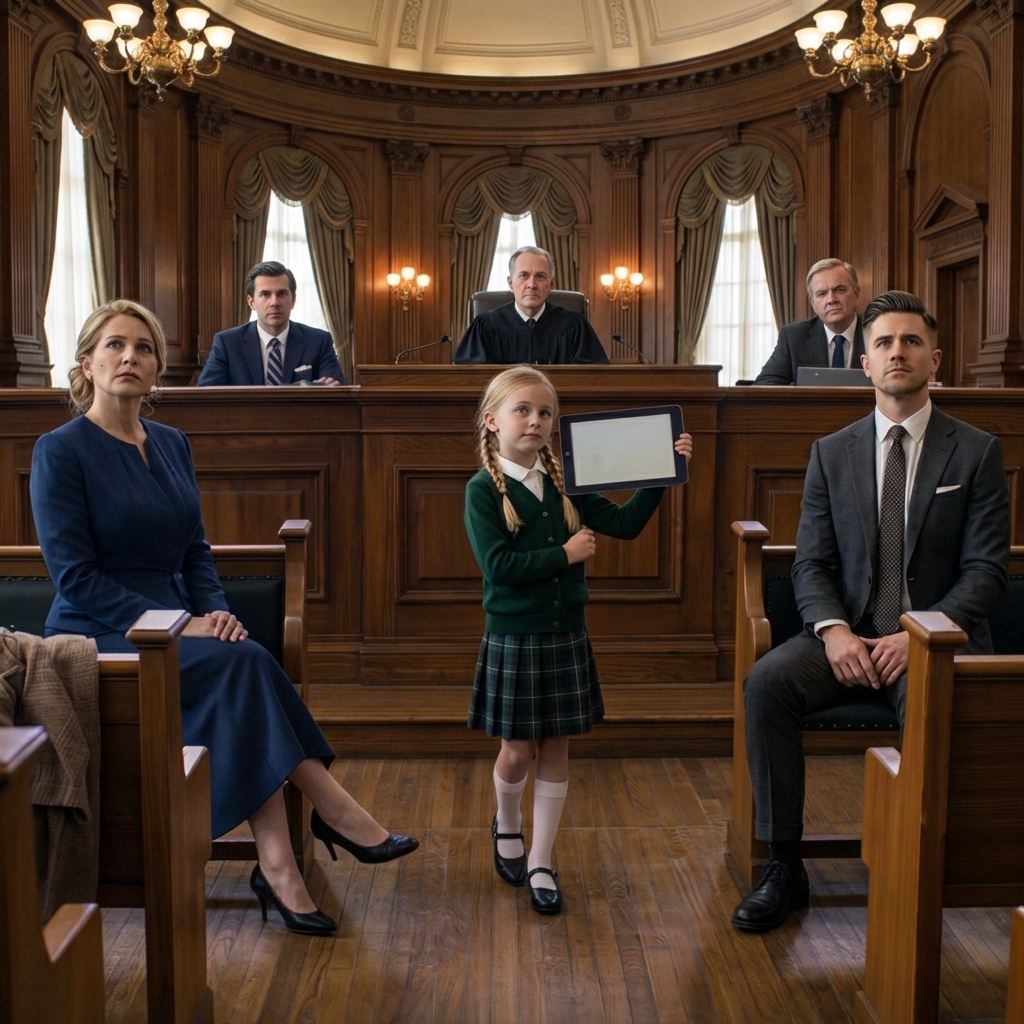 My Husband Filed For A Separation, And My 7-Year-Old Daughter Asks The Judge: “May I Show You Something That Mom Doesn’t Know About, Your Honor?” The Judge Nodded.