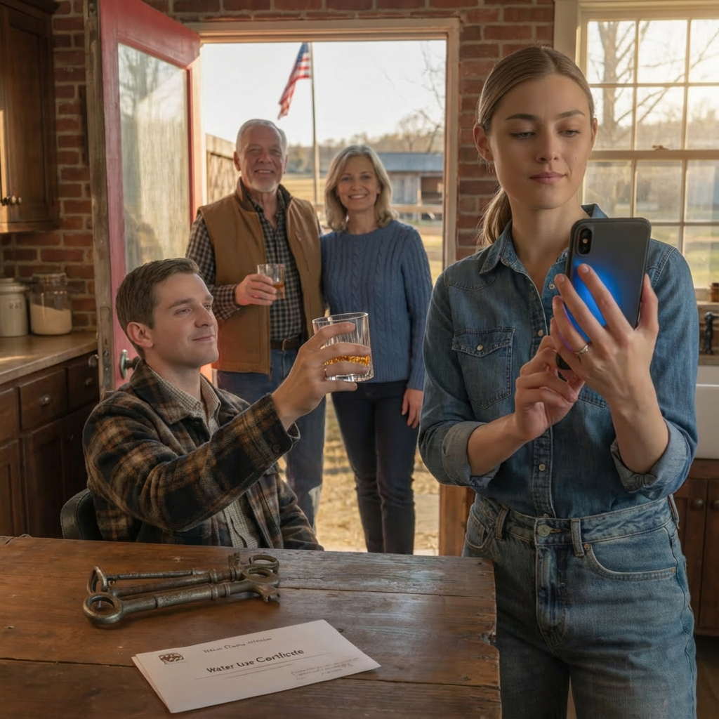 At every family gathering, my brother would boast that he would take over the farm and turn it into his own empire, while my parents would nod and treat me like free labor, but on the day the certificate of ownership arrived, the envelope landed in my hands, and when they realized the only legitimate water use belonged to me, their proud little kingdom suddenly looked very, very dry. A lesson about real thirst that they would never forget…